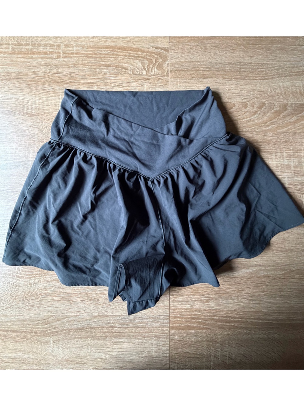 aerie Black Circle Skater Skirt